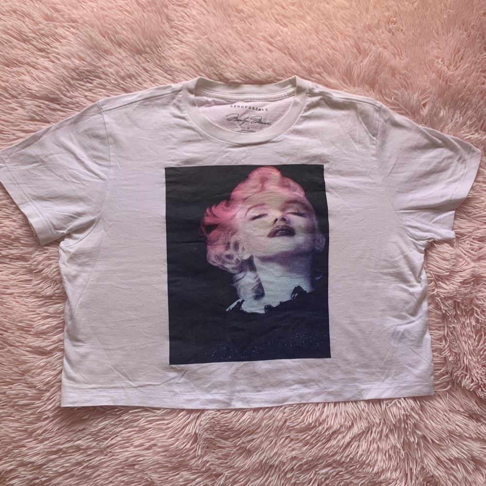 Marilyn Monroe crop tee